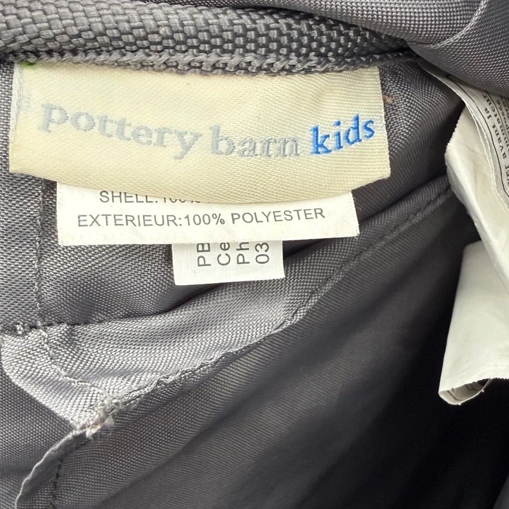 Pottery Barn Kids Mackenzie Dinosaur Skeleton Backpack Navy Green Small School